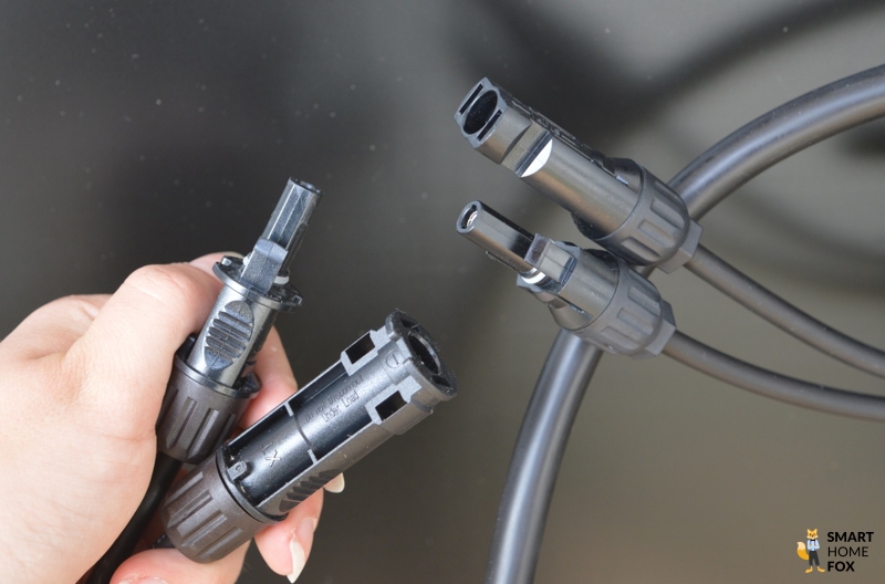 Kabel vom Balkonkraftwerk Yuma